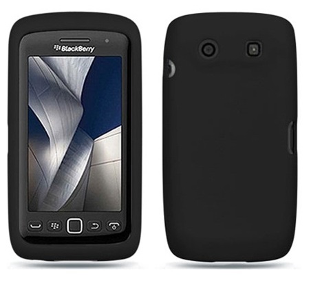 Funda de Silicona para Blackberry 9570/9850/9860 Storm 3/ Monaco NEGRA
